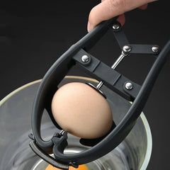 Stainless Steel Egg Opener – Manual Eggshell Cutter